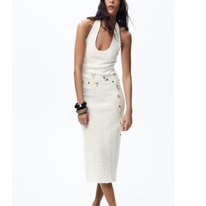 Zara midi halter dress small